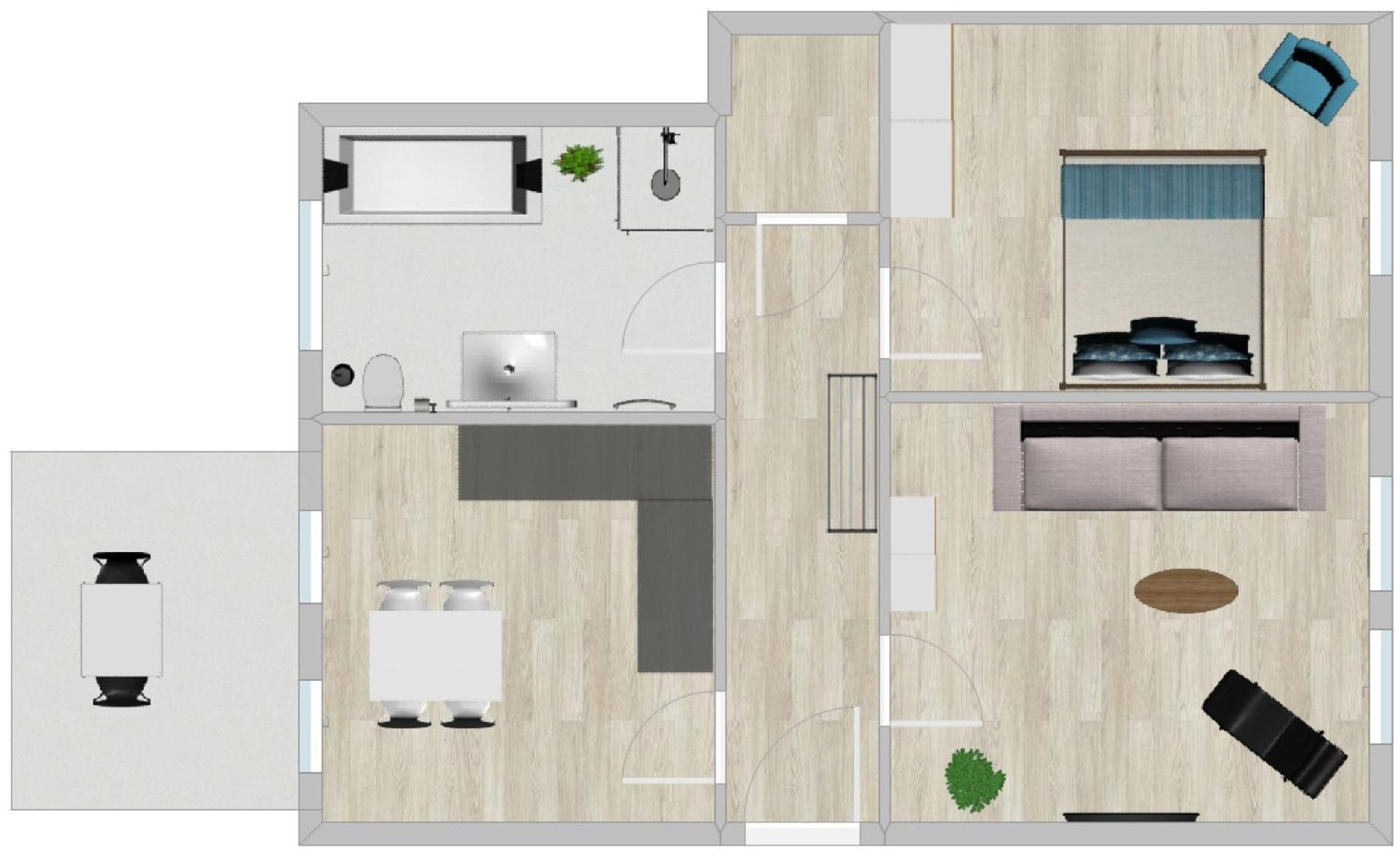 Discovair - Eisenach Karl14 - Vollausgestattete Apartments Mit Netflix In Der Fussgaengerzone 客房 照片