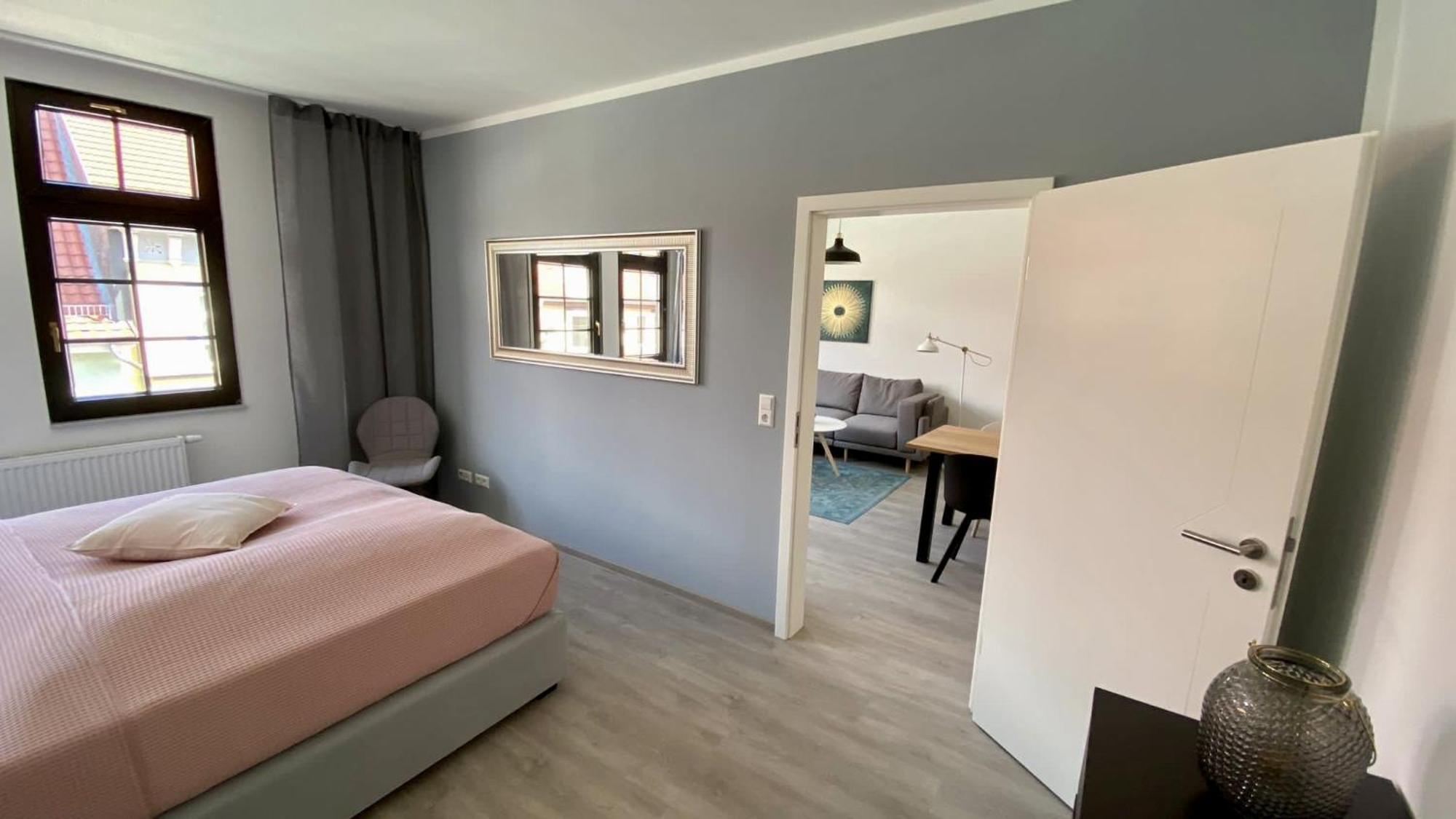 Discovair - Eisenach Karl14 - Vollausgestattete Apartments Mit Netflix In Der Fussgaengerzone 客房 照片